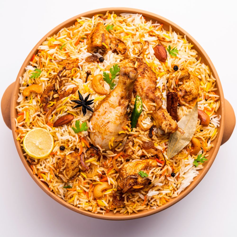 chicken on bone biryani